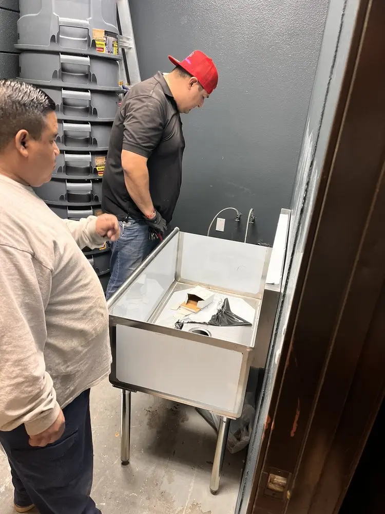 Commercial plumbing and sink installation in New Vernon